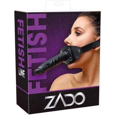 Ham Fetish din piele Zado cu dildo detașabil - Negru, Violet Ham Fetish din piele Zado cu dildo detașabil - Negru, Violet