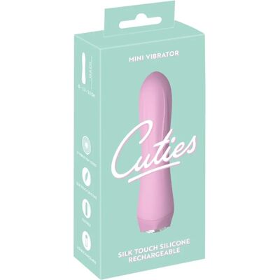 Cuties Mini Vibrator - Rosa - Syvä Värinä Cuties Mini Vibrator - Rosa - Syvä Värinä