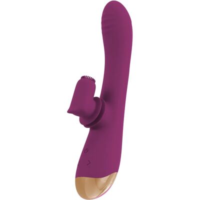 Vibratore JAVIDA Viola Stimolatore Doppio - Vibratore Vibratore JAVIDA Viola Stimolatore Doppio - Vibratore