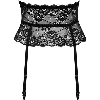 Cottelli LINGERIE Black Lace Garter Belt - L Lingerie Cottelli LINGERIE Black Lace Garter Belt - L Lingerie