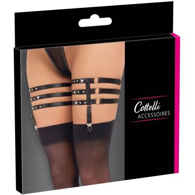 Cottelli Accessori Giarrettiera regolabile nera - Accessori Cottelli Accessori Giarrettiera regolabile nera - Accessori