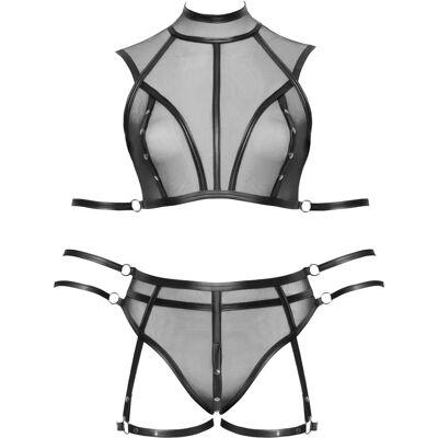 Ensemble Cottelli Collection - Bondage avec culotte et menottes Ensemble Cottelli Collection - Bondage avec culotte et menottes