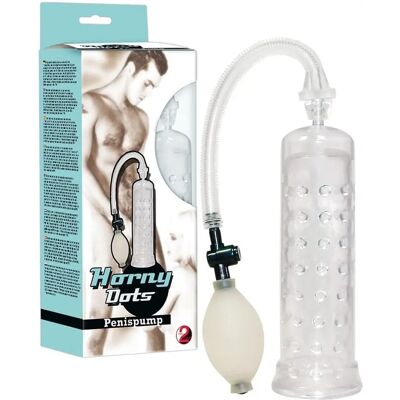 You2Toys Horny Dots Péniszpumpa - Átlátszó, 19,5cm You2Toys Horny Dots Péniszpumpa - Átlátszó, 19,5cm