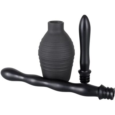 You2Toys Ducha Íntima - 23cm - Bomba de Enema Doble - Negro You2Toys Ducha Íntima - 23cm - Bomba de Enema Doble - Negro