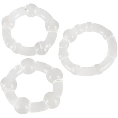 You2Toys Get Hard Transparent Penis Rings Set - Penis Type You2Toys Get Hard Transparent Penis Rings Set - Penis Type