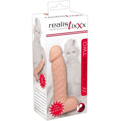 Realistixxx Naturdildo „Number Two“, 17 cm, hautfarben Realistixxx Naturdildo „Number Two“, 17 cm, hautfarben