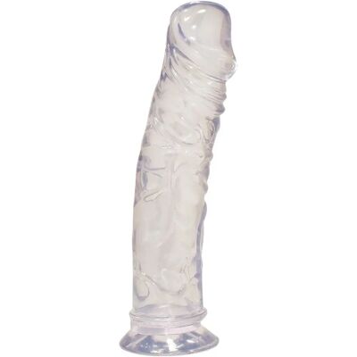 You2Toys Crystal Clear Medium Dildo - Transparent, Flexible, 19cm You2Toys Crystal Clear Medium Dildo - Transparent, Flexible, 19cm