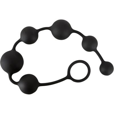 You2Toys Cuentas Anal Velvets Negros - Silicona 6 Perlas 40cm You2Toys Cuentas Anal Velvets Negros - Silicona 6 Perlas 40cm