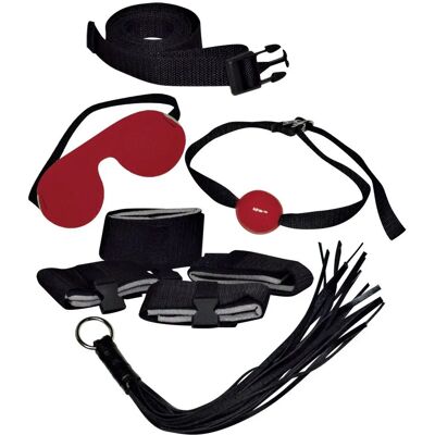 Set bondage Bad Kitty - Kit completo da 8 pezzi per giochi Set bondage Bad Kitty - Kit completo da 8 pezzi per giochi