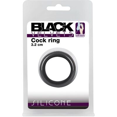 Anello in Silicone Black Velvets - 3,2cm Diametro Anello in Silicone Black Velvets - 3,2cm Diametro