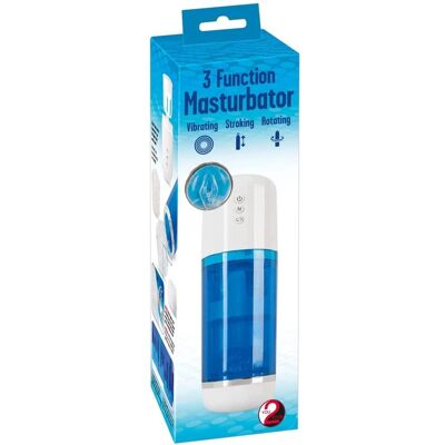 You2Toys 3 Λειτουργίες Ξαναφορτιζόμενος Masturbator - Περιστροφή, Δόνηση You2Toys 3 Λειτουργίες Ξαναφορτιζόμενος Masturbator - Περιστροφή, Δόνηση
