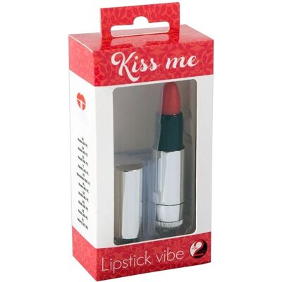 Kiss My Lips Lippenstift Vibrator - Klitorisstimulator - Rot Kiss My Lips Lippenstift Vibrator - Klitorisstimulator - Rot