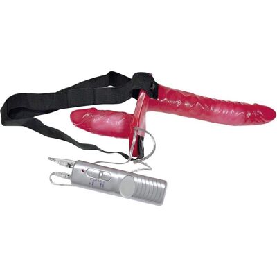 Bad Kitty Vibr. Strap-On Duo - Vibratore con vibrazione Bad Kitty Vibr. Strap-On Duo - Vibratore con vibrazione