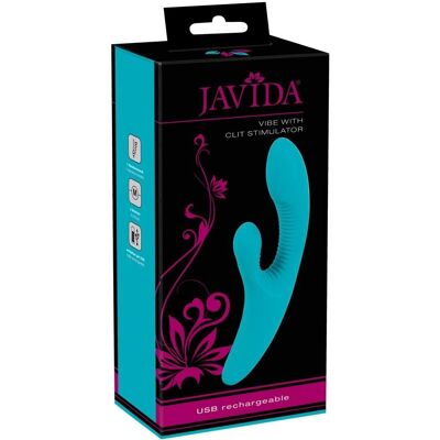 Javida Vibratore con Stimolatore Clitoride e Vaginale Javida Vibratore con Stimolatore Clitoride e Vaginale
