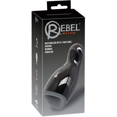 REBEL Means Gear Férfi Maszturbátor - 20cm - Valósághű, Vibráló, Kéz nélküli REBEL Means Gear Férfi Maszturbátor - 20cm - Valósághű, Vibráló, Kéz nélküli