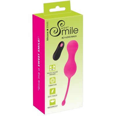 Sweet Smile RC Love Balls - Vibráló kúpos golyók távirányítóval Sweet Smile RC Love Balls - Vibráló kúpos golyók távirányítóval