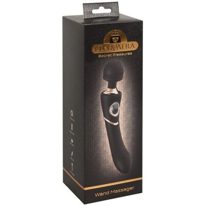 Vibrateur Masseur Cleopatra Noir/Or - 10 Modes de Vibration Vibrateur Masseur Cleopatra Noir/Or - 10 Modes de Vibration