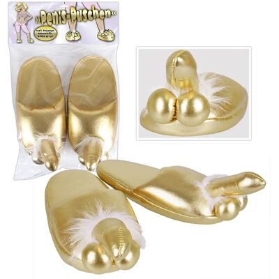 You2Toys Penis Puschen Gold - Slippers for Adults You2Toys Penis Puschen Gold - Slippers for Adults