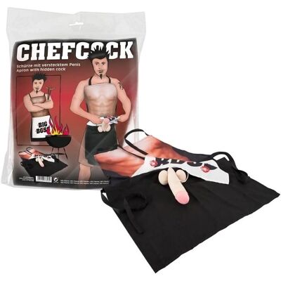 Marca Modello - Grembiule con Pene in Peluche per Divertimento - Costume Chefcock Marca Modello - Grembiule con Pene in Peluche per Divertimento - Costume Chefcock