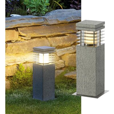 SLV ARROCK GRANIT 40 Außen Stehleuchte - Wetterfeste Natursteinlampe SLV ARROCK GRANIT 40 Außen Stehleuchte - Wetterfeste Natursteinlampe