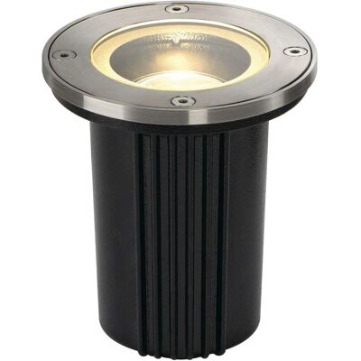 SLV Edelstahl Bodeneinbauleuchte - IP67, GU10, 35W Max SLV Edelstahl Bodeneinbauleuchte - IP67, GU10, 35W Max