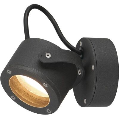 SLV Sitra 360 Antraciet Buitenwand- en Plafondlamp GX53 - Verlichtingsarmaturen SLV Sitra 360 Antraciet Buitenwand- en Plafondlamp GX53 - Verlichtingsarmaturen