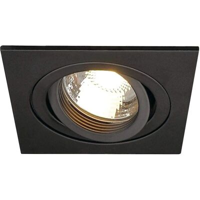 SLV NEW TRIA 78 Einbauleuchte - Schwarz, 50W, GU10 SLV NEW TRIA 78 Einbauleuchte - Schwarz, 50W, GU10