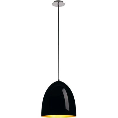 SLV PARA CONE 30 Pendant Light - Conical, Black/Gold, E27, 60W SLV PARA CONE 30 Pendant Light - Conical, Black/Gold, E27, 60W