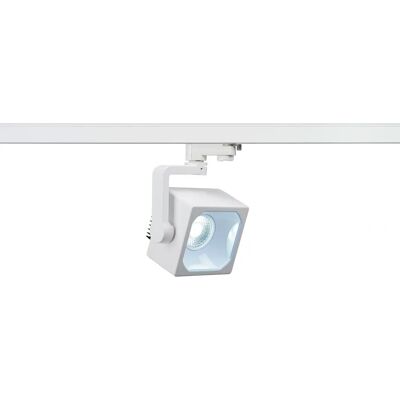 SLV EURO CUBE - Weiße LED-Track-Spot 60° mit 3-Phasen-Adapter SLV EURO CUBE - Weiße LED-Track-Spot 60° mit 3-Phasen-Adapter
