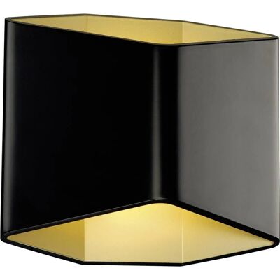 SLV Cariso Wandleuchte - Schwarz/Messing - 2700K - Warmweißes Licht SLV Cariso Wandleuchte - Schwarz/Messing - 2700K - Warmweißes Licht