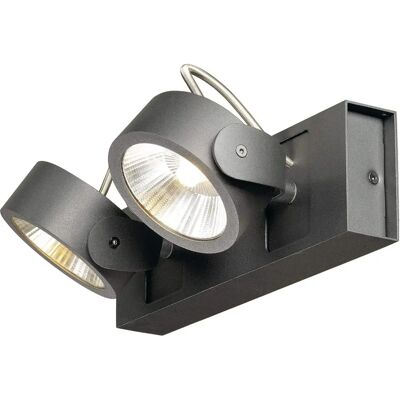 SLV KALU - Doppel-LED-Wand- und Deckenleuchte - Modernes Schwarz SLV KALU - Doppel-LED-Wand- und Deckenleuchte - Modernes Schwarz