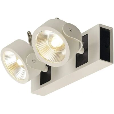 SLV KALU LED Væglampe & Loftlampe - 3000K - 31W - Hvid/Sort SLV KALU LED Væglampe & Loftlampe - 3000K - 31W - Hvid/Sort