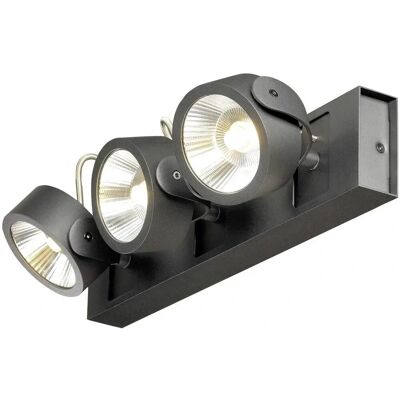 SLV KALU 3-Spot Sort - LED Væg- og Loftlampe SLV KALU 3-Spot Sort - LED Væg- og Loftlampe