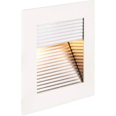 SLV Weißes Rahmen LED Wandleuchte - 2700K - Einbaumodus SLV Weißes Rahmen LED Wandleuchte - 2700K - Einbaumodus