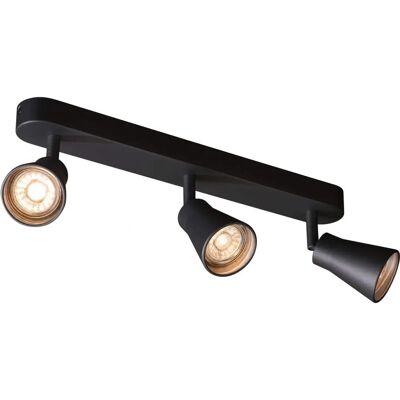 SLV AVO Dreifach Wand- und Deckenleuchte - 3x50W GU10 - Schwarz SLV AVO Dreifach Wand- und Deckenleuchte - 3x50W GU10 - Schwarz