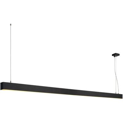 SLV Glenos Pendelleuchte - LED, 2m, schwarz, 85W, 3000K SLV Glenos Pendelleuchte - LED, 2m, schwarz, 85W, 3000K