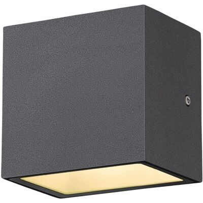 SLV Sitra Cube Außenwandleuchte IP44 - LED, Anthrazit SLV Sitra Cube Außenwandleuchte IP44 - LED, Anthrazit