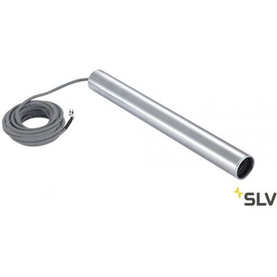 SLV Sølv Pendellampe med 5m åbent kabel - Indendørs E27 SLV Sølv Pendellampe med 5m åbent kabel - Indendørs E27