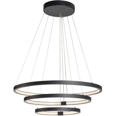 SLV Schwarze ONE TRIPLE DALI Pendelleuchte - LED, verstellbar, 3000K-4000K SLV Schwarze ONE TRIPLE DALI Pendelleuchte - LED, verstellbar, 3000K-4000K