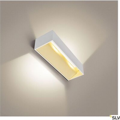 SLV LOGS IN L Applique Rectangulaire Blanche - Luminaire Murale et de Plafond - Publicité SLV LOGS IN L Applique Rectangulaire Blanche - Luminaire Murale et de Plafond - Publicité