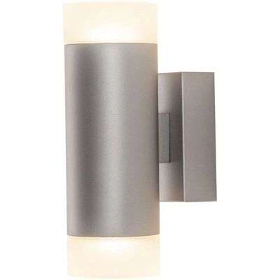 SLV SLV Leuchte ASTINA UP/DOWN - Lámpara de pared - Gris - Interior - GU10 - 10W máx SLV SLV Leuchte ASTINA UP/DOWN - Lámpara de pared - Gris - Interior - GU10 - 10W máx