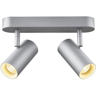 Lumière LED Murale et Plafond SLV NOBLO - 16W, 2700K, Argent - Publicité Lumière LED Murale et Plafond SLV NOBLO - 16W, 2700K, Argent - Publicité