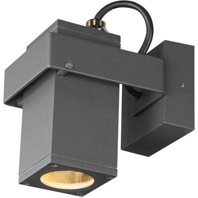 SLV THEO BRACKET Lampe extérieure murale et plafond - GU10 7W Anthracite - Publicité SLV THEO BRACKET Lampe extérieure murale et plafond - GU10 7W Anthracite - Publicité
