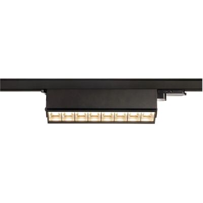 SLV Proyector de carril LED negro - Sistema de 3 fases - 26W, 3000K SLV Proyector de carril LED negro - Sistema de 3 fases - 26W, 3000K