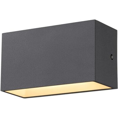 SLV Sitra M Außen-Wandleuchte - IP65 - 14W, 3000/4000K, Anthrazit SLV Sitra M Außen-Wandleuchte - IP65 - 14W, 3000/4000K, Anthrazit