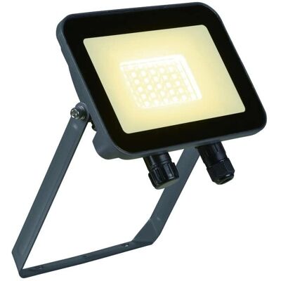 SLV Floodi M - Außen Wand- und Deckenleuchte - Anthrazit Transparent - 30W 3000K SLV Floodi M - Außen Wand- und Deckenleuchte - Anthrazit Transparent - 30W 3000K