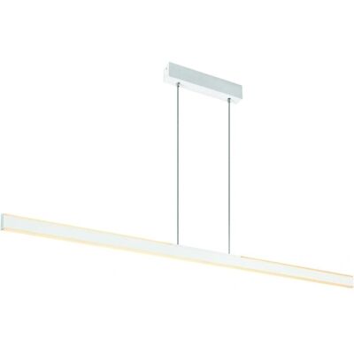 SLV Stor Hvid Lineær 140 Fase Op/Ned Pendelarmatur SLV Stor Hvid Lineær 140 Fase Op/Ned Pendelarmatur