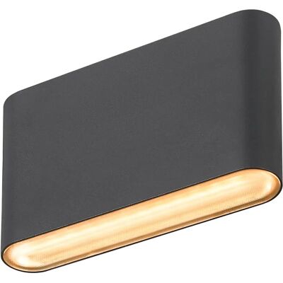 SLV OVAL 14 WL Wandlampe - Einstellbare Farbtemperatur, IP65, Schwarz SLV OVAL 14 WL Wandlampe - Einstellbare Farbtemperatur, IP65, Schwarz