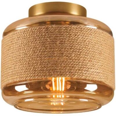 SLV Pantilo Rope 19 - Cylindrisk loft- og væglampe - Guld SLV Pantilo Rope 19 - Cylindrisk loft- og væglampe - Guld