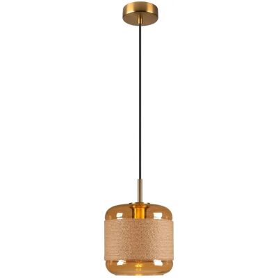 Suspension SLV Pantilo Rope 20 - 250cm, E27, 15W, Or Suspension SLV Pantilo Rope 20 - 250cm, E27, 15W, Or